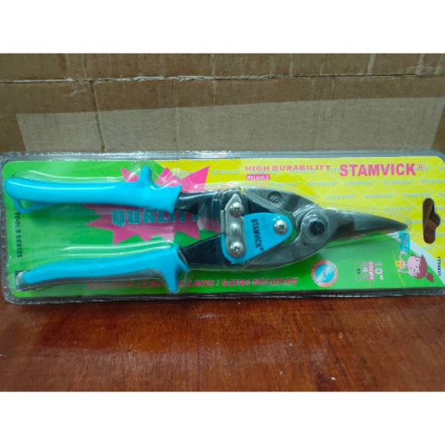 

Gunting Baja Ringan atau Gunting Holo Stamvick 10" CRV 55