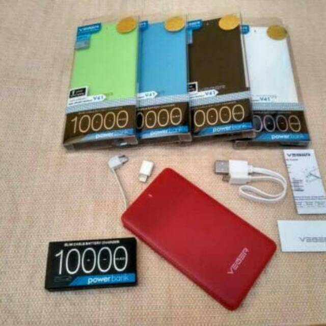 Powerbank veger 10.000mAh