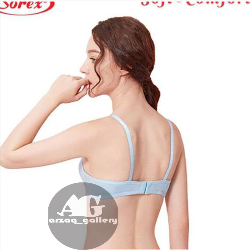 Sorex Bra Busa Sedang Tanpa Kawat Setara Cup A-B Kait 2 Soft &amp; Comfort 17227