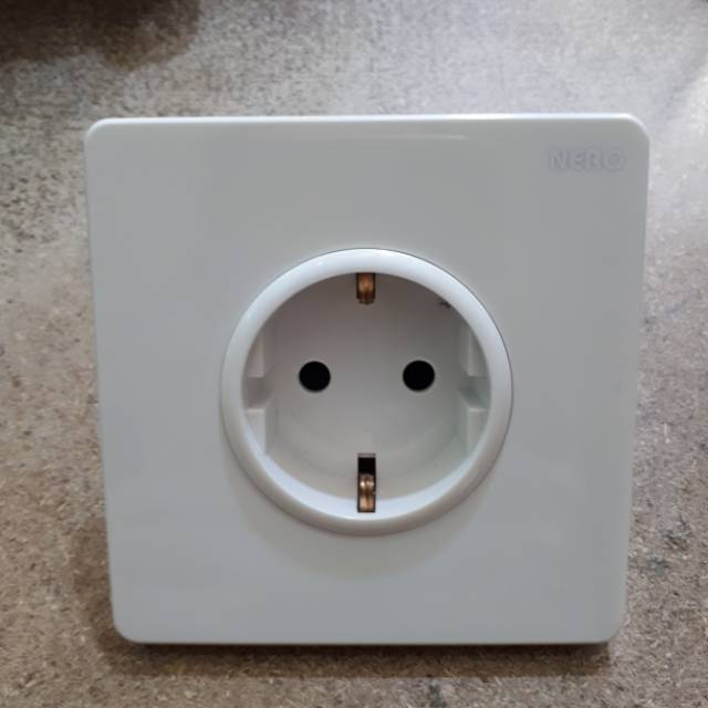 Stop kontak Nero Casa X2 - White