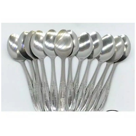 SENDOK MAKAN STAINLESS 1lusin isi 12 pcs SENDOK MURAH 888/303