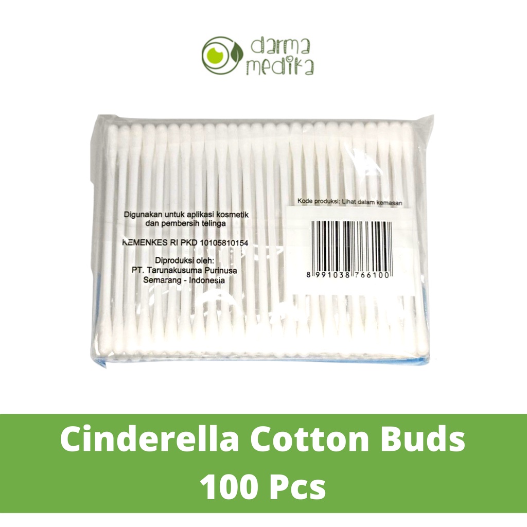 CINDERELLA Cotton Buds Isi 100pcs 100pcs - MURAH