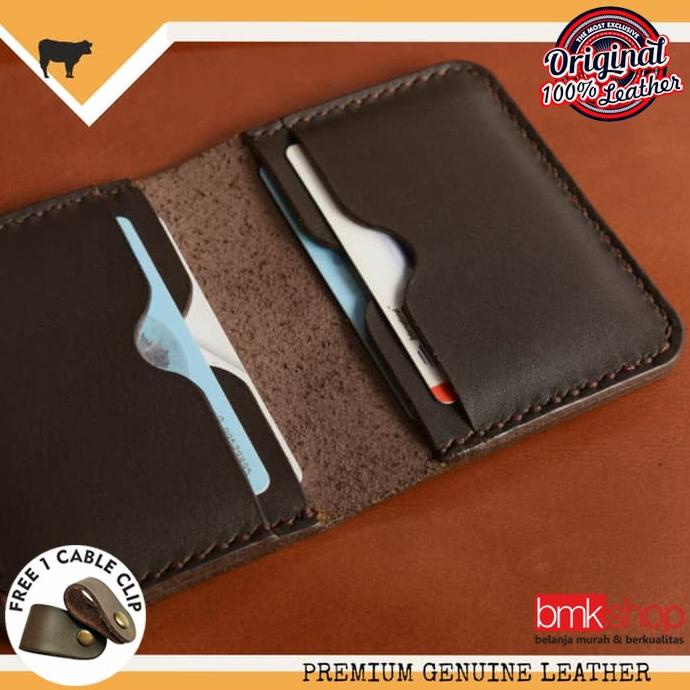 

Office & Stationery | Document Organizer | Dompet Kulit Asli Pria Wanita Untuk Tempat Kartu Jahit Tangan | Best Seller