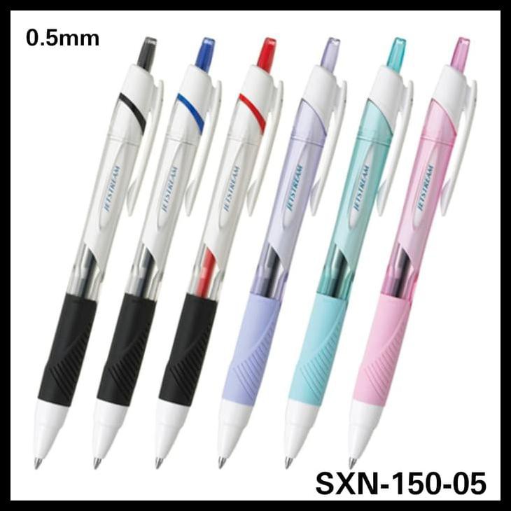 

PULPEN NGEBUUTT!! UNI JETSTREAM BALLPOINT PEN 0.5MM BLACK INK - LAVENDER
