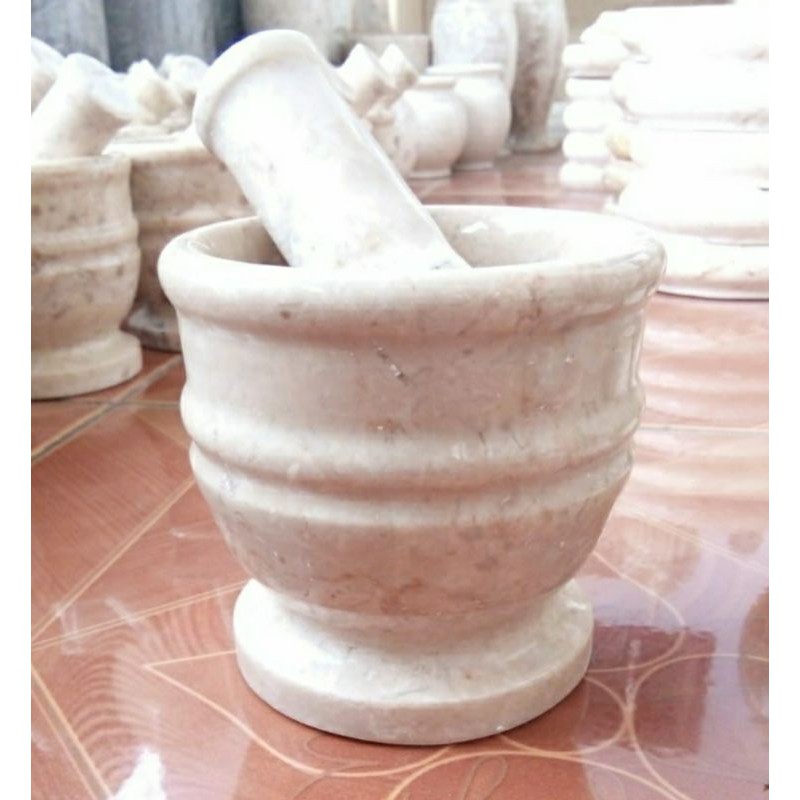 Mortar dan Alu Batu Marmer