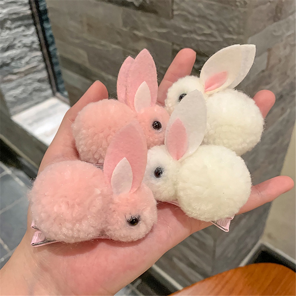 Cinta Kelinci Lucu Tiga Dimensi Jepit Rambut Mewah Siswa Jepit Rambut Versi Korea Dari Aksesoris Ram