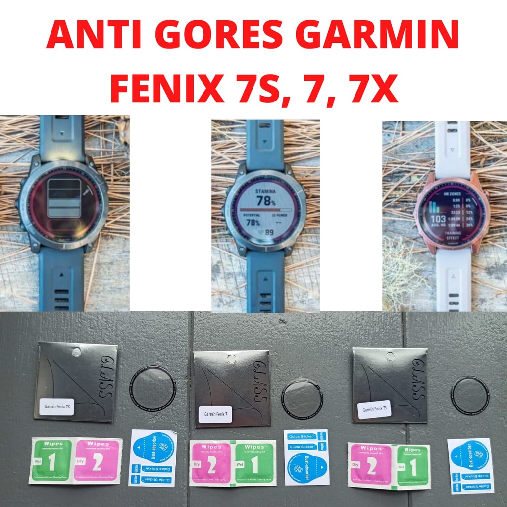 Anti Gores GARMIN Fenix 7s Fenix 7 Fenix 7x Screen Guard HYDROGEL