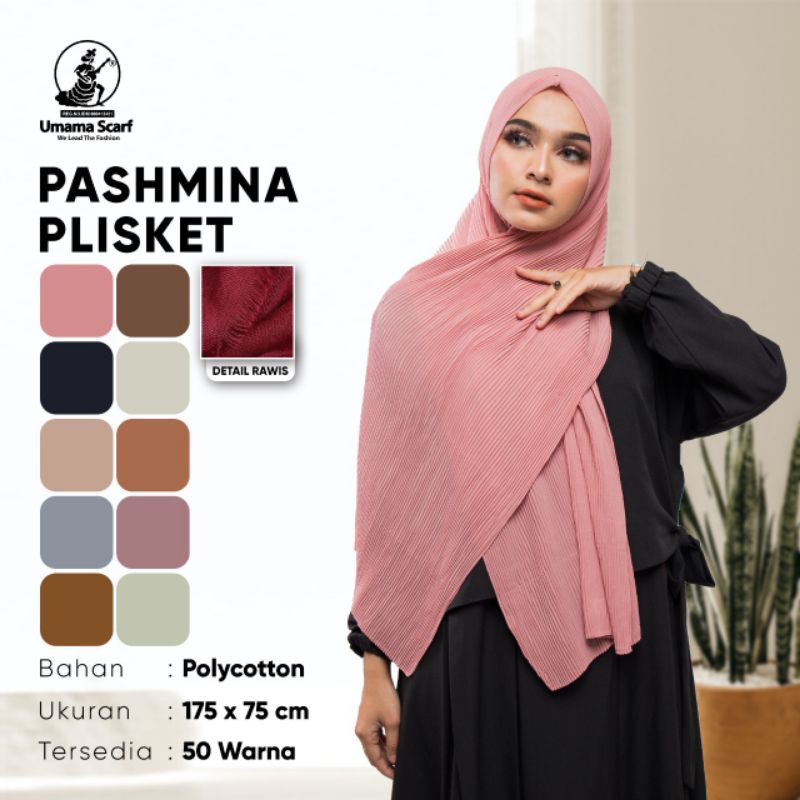 ( new produk ) PASMINA PLISKET by UMAMA scarf