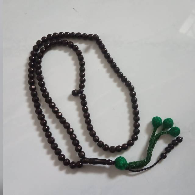 Tasbih bulat 99 asli kaukah rumbai 6mm