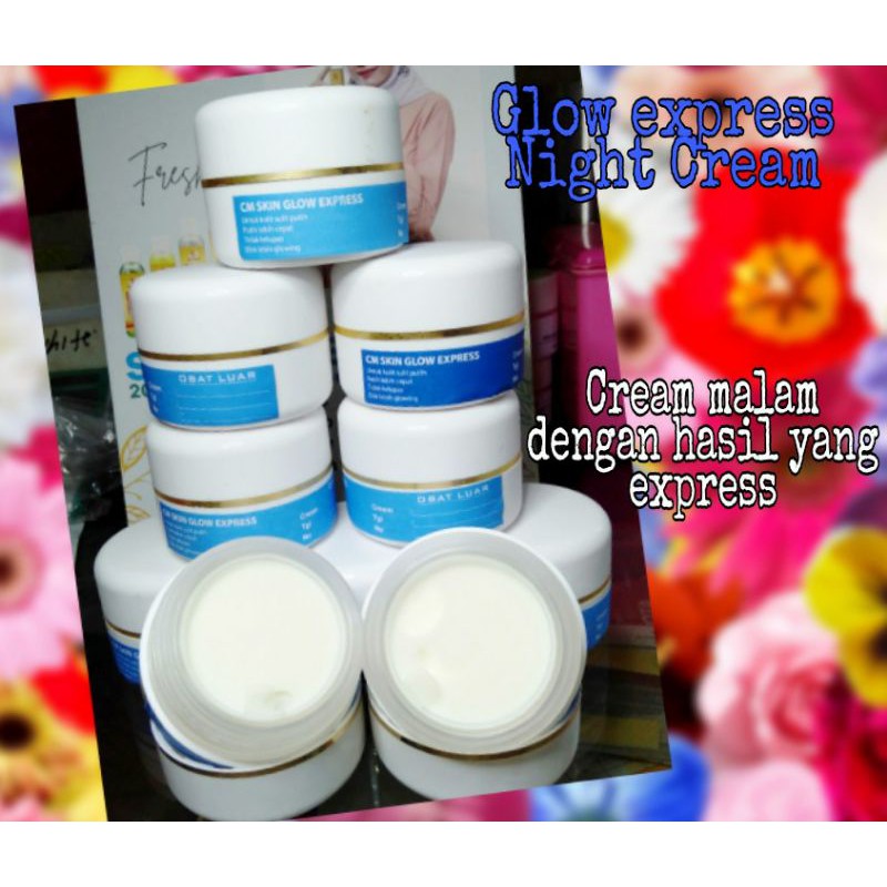 glow express night cream