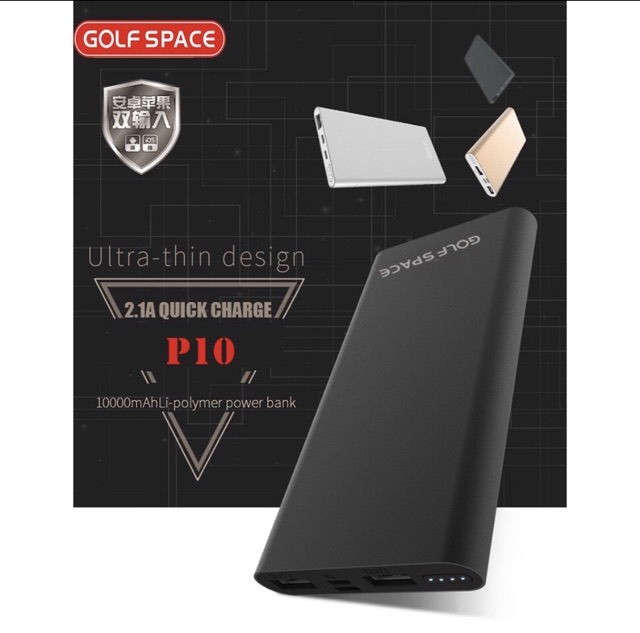 POWERBANK Golf P10 Powerbank Golf