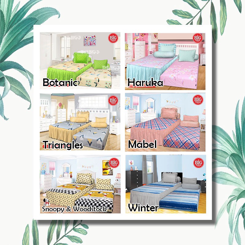 Sprei ALL NEW MY LOVE 2in1 DUO 120x200 Tinggi 30 Whale Never Mute Me Cross The Street Tikus Dino Cat Leaf Single 120 T30 SP SORONG