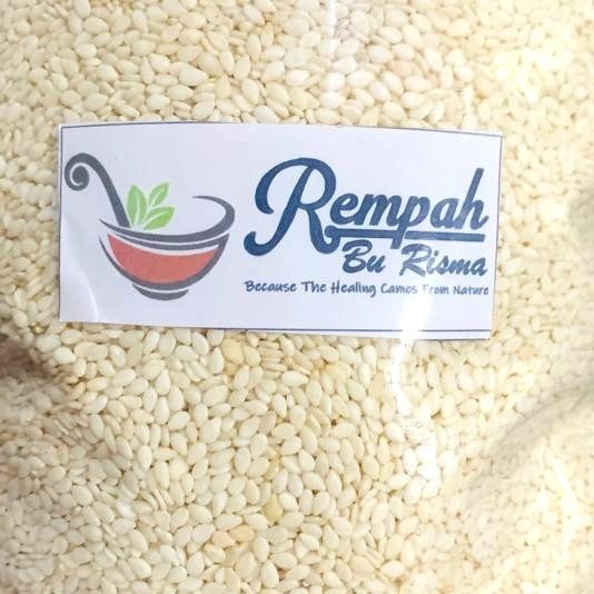 

Wijen Putih 1 Kg White Sesame Seeds Rempah Bu Risma