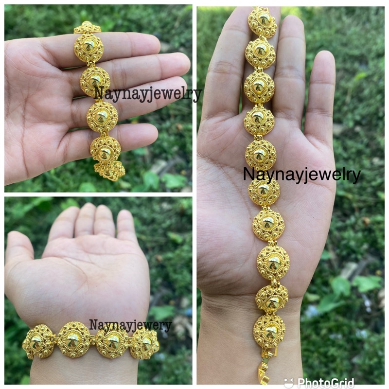 Gelang motif bulat ukir borobudur terbaru