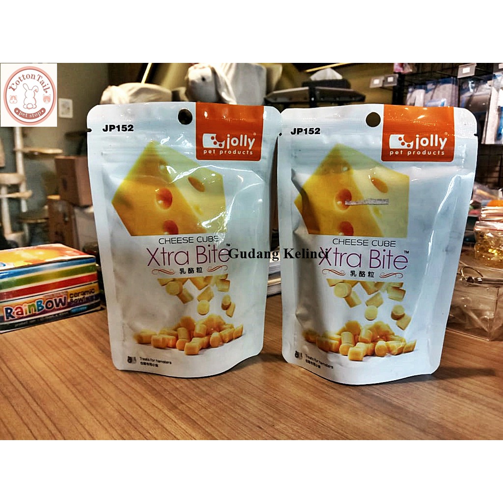 Jolly Cheese CUbe 100gr jp152 snack kelinci guinea pig sehat