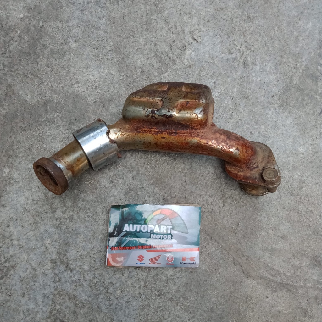 sambungan knalpot suzuki rc bravo rc 100 original