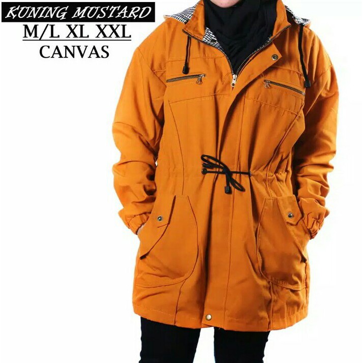 JUMBO - XXL - XXXL - XXXXL JAKET PARKA WANITA JACKET HOODIE OUTDOOR CEWEK CEWEK BIG SIZE