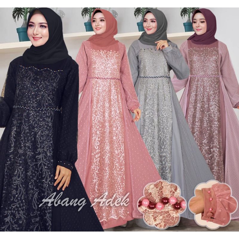 GAMIS SULTAN DOT BELAH TERBARU ABANG ADEK COLLECTION GAMIS DEWASA GAMIS MURAH BISA COD