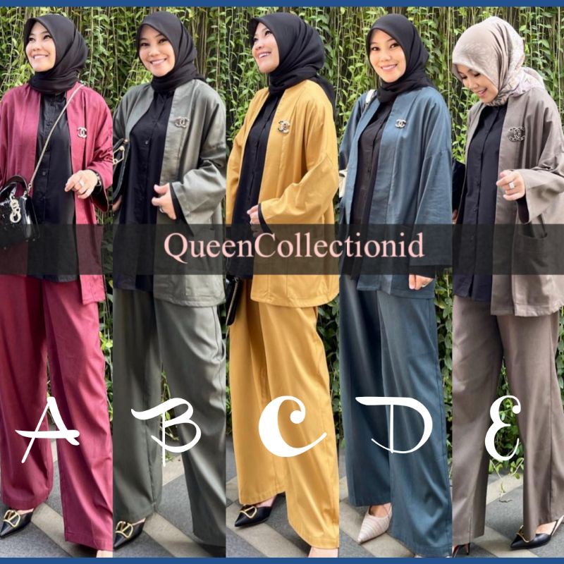 Kiran set 3 pcs (Kulot+Inner+Outer) by D'Lovera