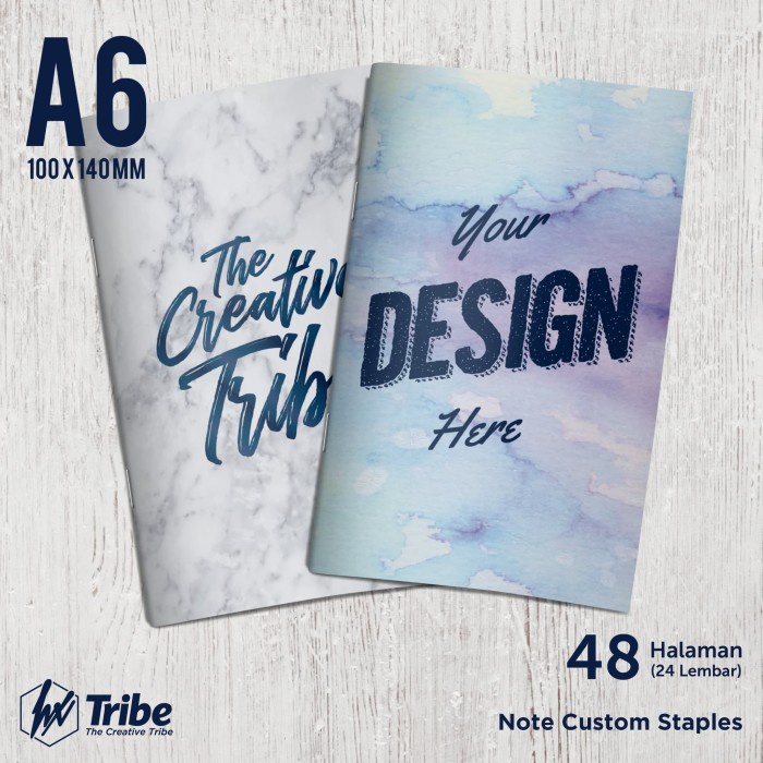 

[RESTOCK] Notes A6 - 48 Halaman HVS / Buku Catatan / Tulis / Blocknote Custom