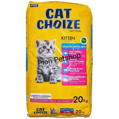 CAT CHOIZE KITTEN Salmon ukuran 20 kg - makanan anak kucing RASA SALMON KITTEN