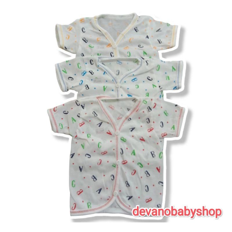 6pcs BAJU BAYI LENGAN PENDEK-BAJU BAYI MURAH (MEGA BABY)