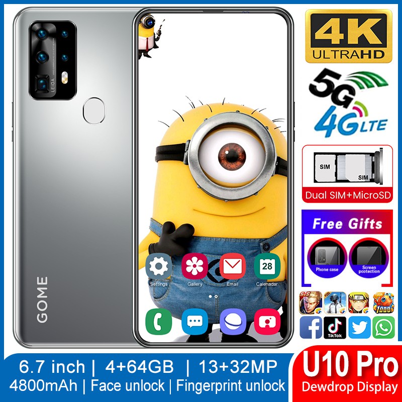 Hp Android Gome U10 Pro Ram 4gb Rom 64gb Jaringan 4g Smartphone 6 7 Shopee Indonesia