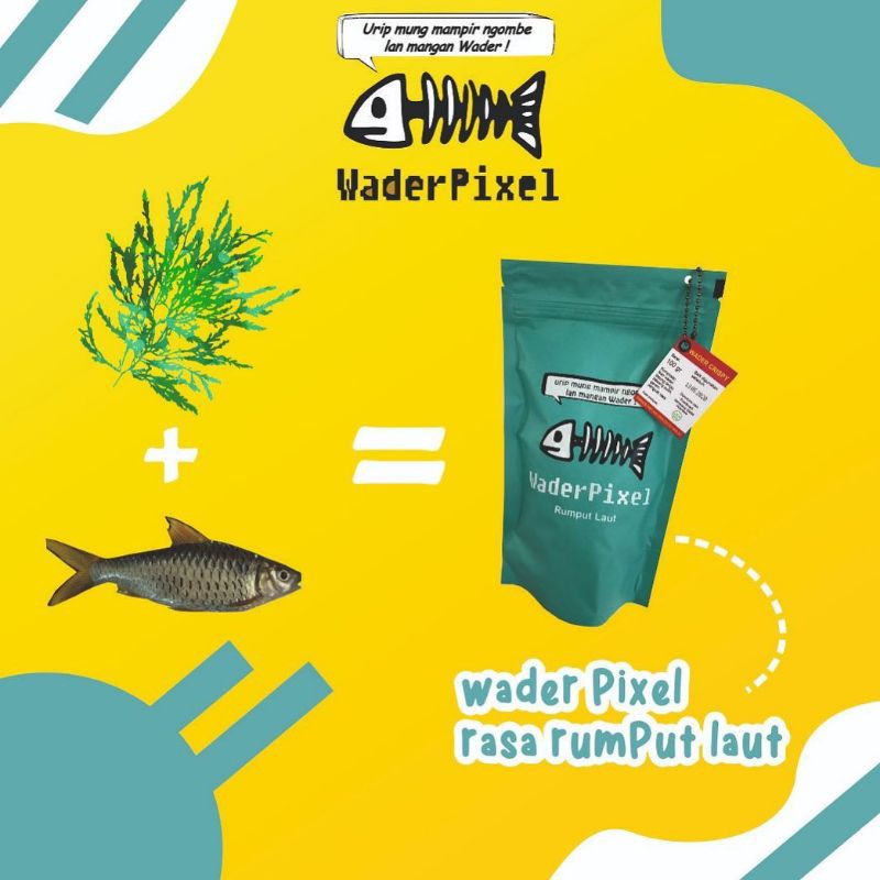 Wader Pixel Rumput Laut