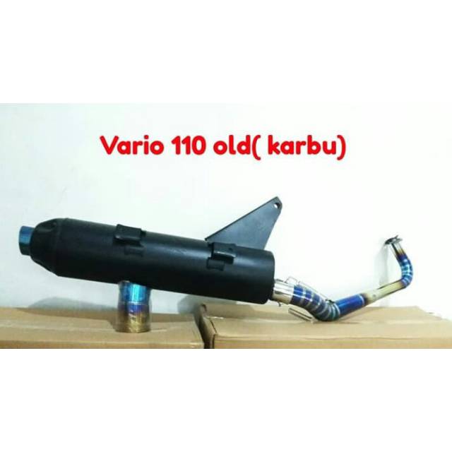 Kenalpot tsukigi vario 110 old karbu