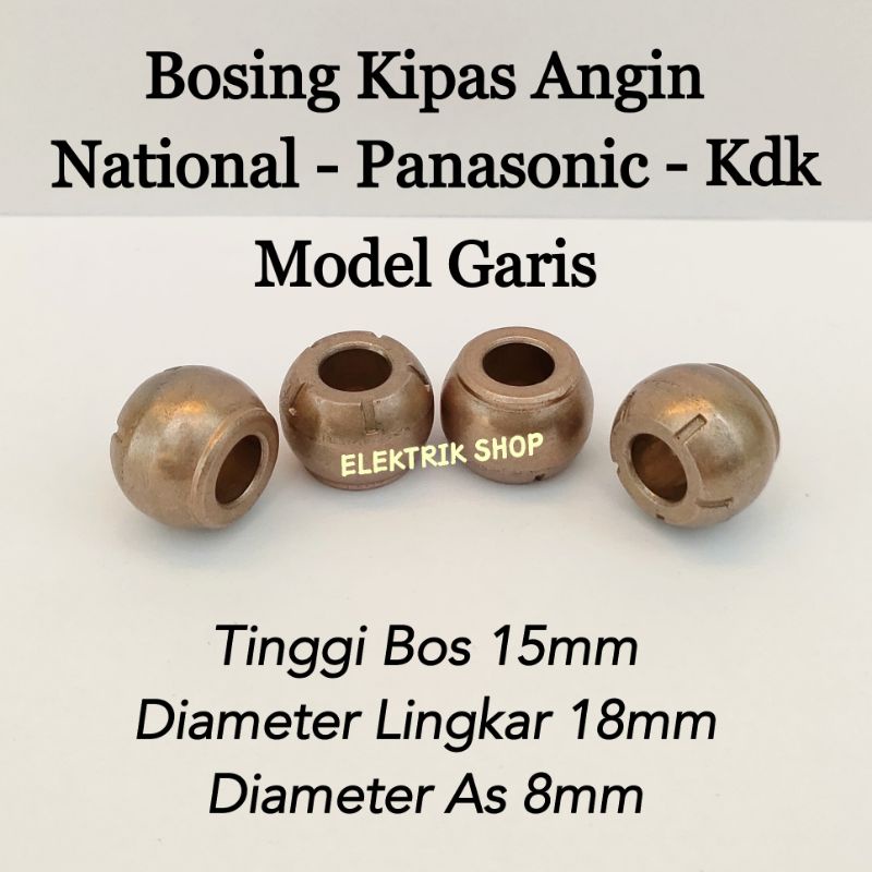 BOSING BOS KIPAS ANGIN NATIONAL PANASONIC KDK MODEL BULAT GARIS