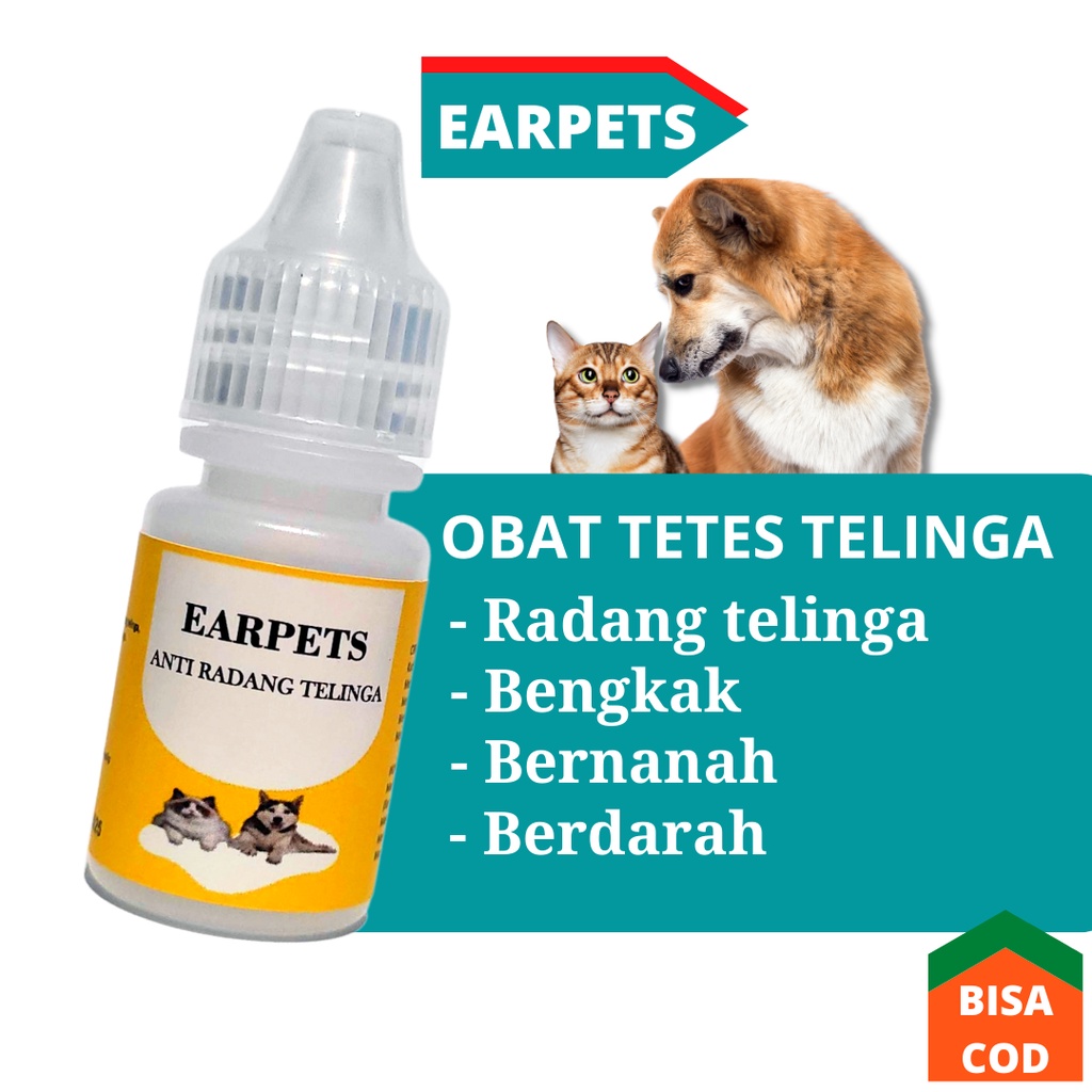 OBAT TETES TELINGA KUCING ANJING BENGKAK BERNANAH OBAT RADANG TELINGA Cutecat Olive Care Vet Pet Maxcat Royalscat