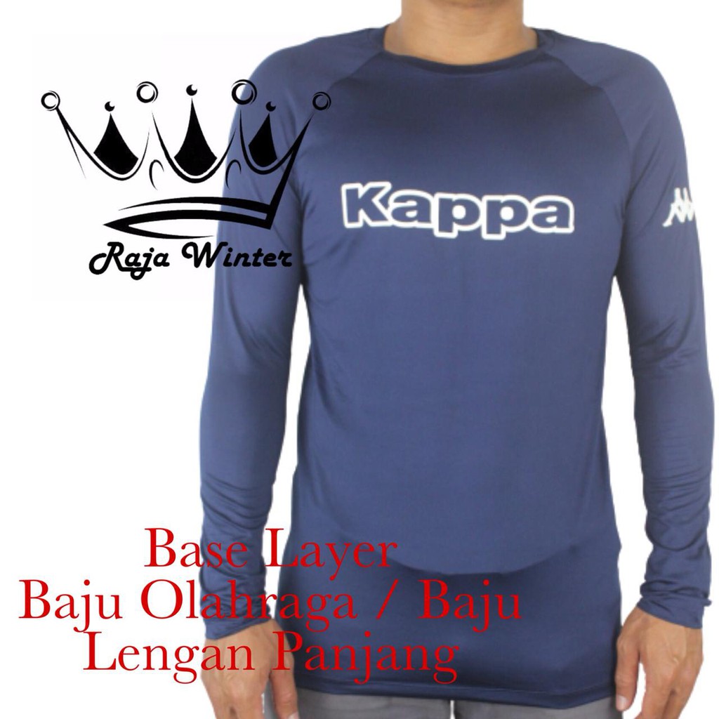 RW1601 Baselayer Kappa Kaos Olahraga Lengan Panjang Heattech