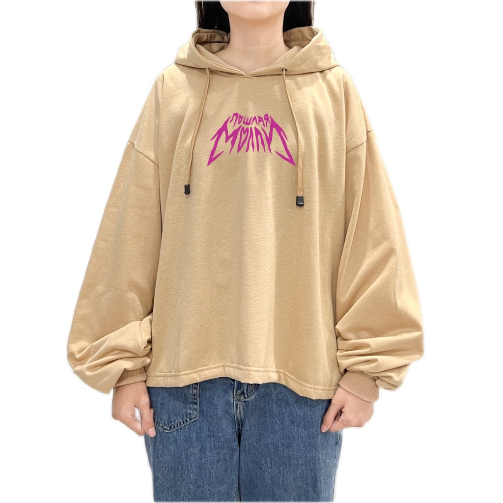 WOO SWEATER HOODIE PRIA WANITA OVERSIZE SWITER HUDIE OVERSAIZ