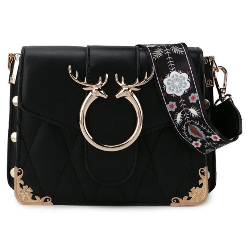 aamour bag black / tas selempang hitam / ori ori