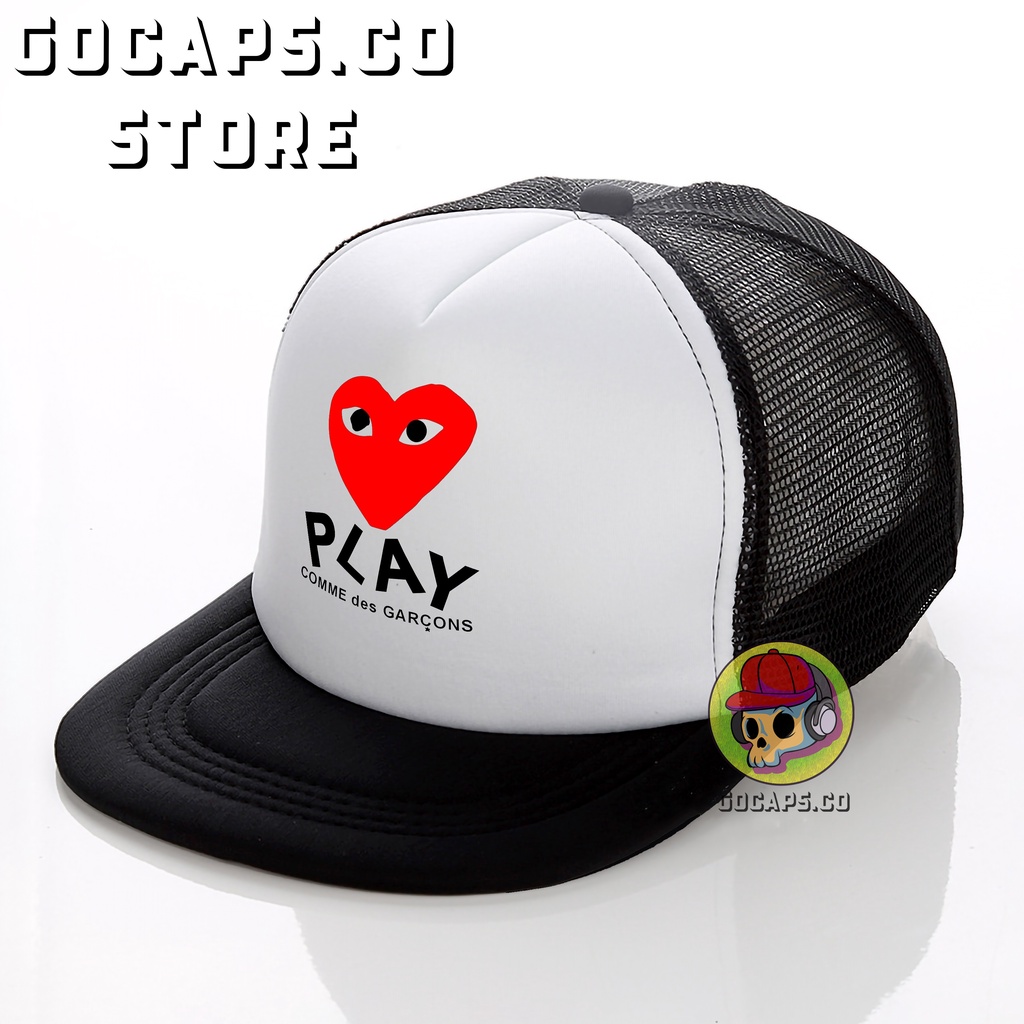 Comme des Garcons / CDG  / Topi Jaring / Topi Jaring Snapback / Topi Distro / Topi Pria / Topi Premium / Topi Jaring Distro Premium / Topi Premium / Topi Snapback / Topi Brand / Topi Band / Terlaris / Gocaps