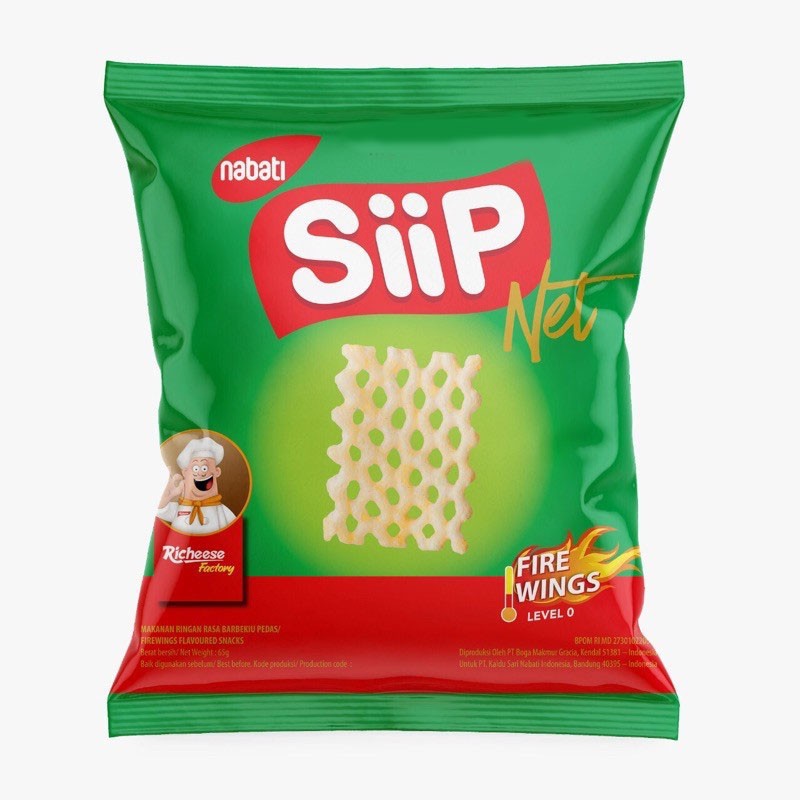 RF Nabati Siip Net 9 gr Fire Wings Snack