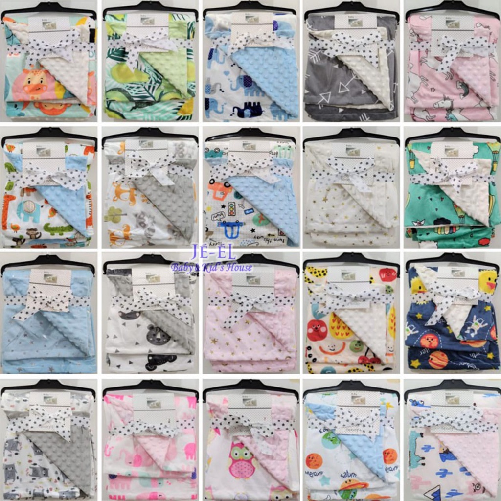 Carter's Selimut Jumbo Double Fleece Bubble Print PREMIUM 120x75cm