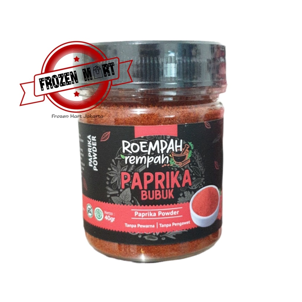 ROEMPAH REMPAH Paprika Bubuk / Bubuk Paprika / Paprika Powder 40Gr