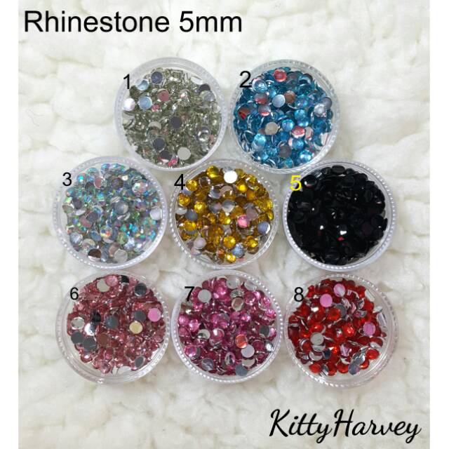 Rhinestone 5mm | Hiasan Henna