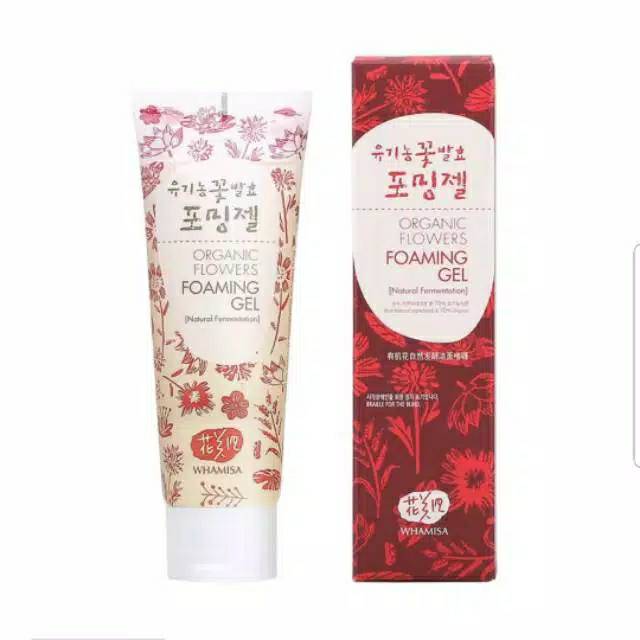 Whamisa organic flowers foaming gel