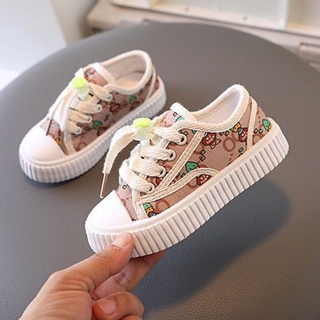 [COD] Sepatu sneakers anak perempuan 0-6 Tahun / Sneakers bayi Import Korea unisex / Brownieground