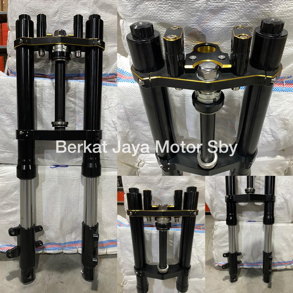 Jual SHOCK UPSIDE DOWN USD MOTOR VIXION VIXION NEW MOGE SETELAN FULL CNC Indonesia Shopee Indonesia