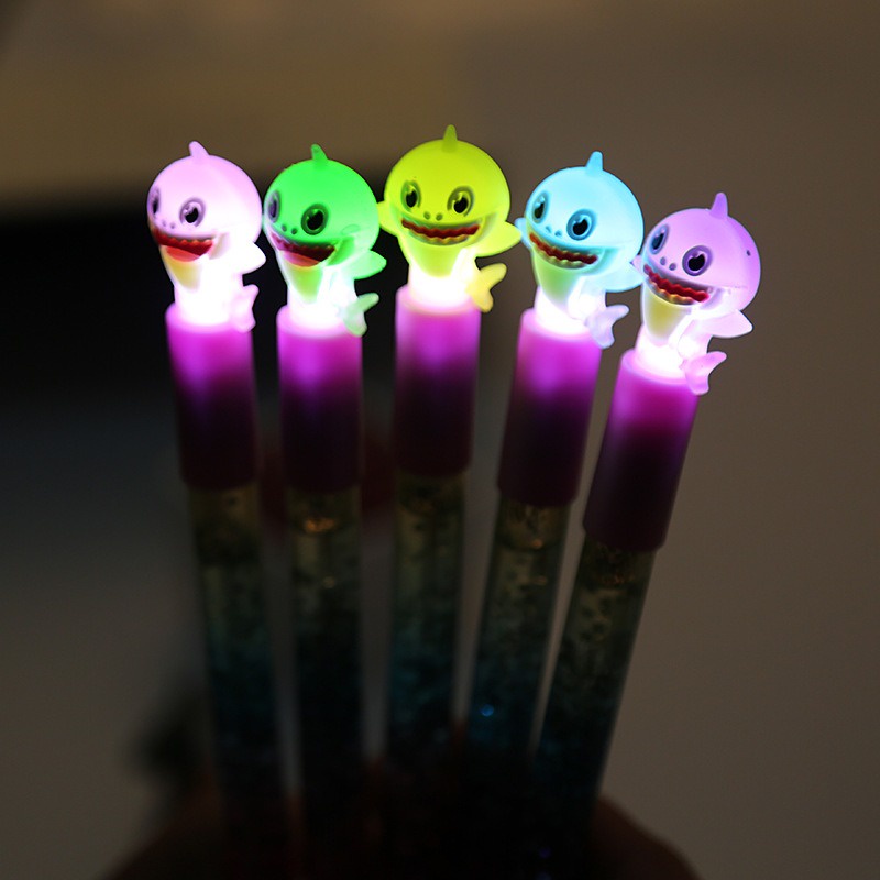 Pulpen LED RGB Pena UNICORN Gel Minyak Warna Warni