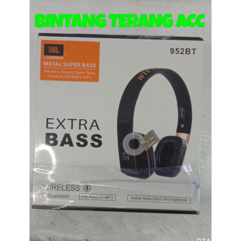 Headset bluetooth jbl extra bass 952BT