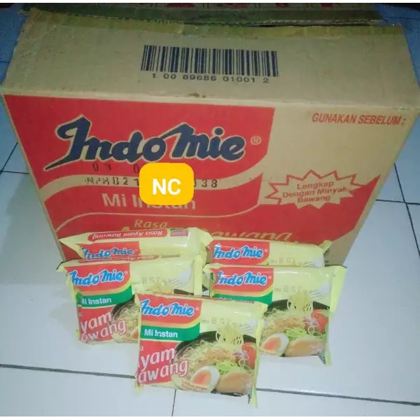 

Indomie Ayam Bawang Mie Instant satu dus isi 40 bungkus