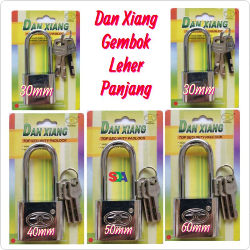 Gembok Pagar Danxiang Panjang &amp; Pendek