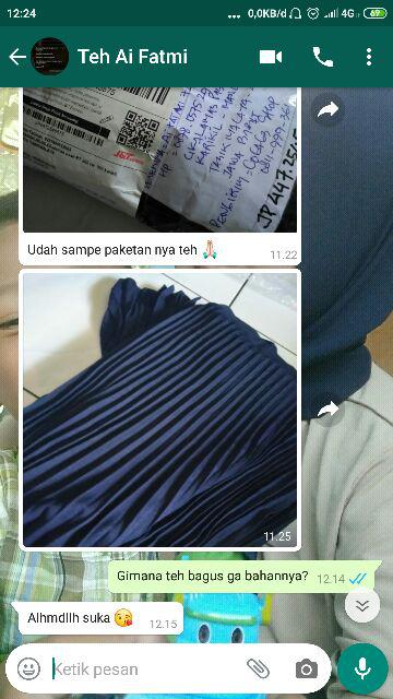 Rok Prisket Korea Jersey Model Payung Ada 21 Warna  - Coga63 Shop