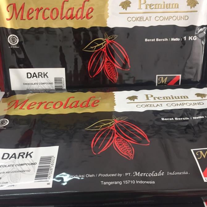 

Mercolade Premium Dark Coklat Compound 1kg