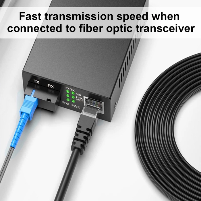 Drop Cable Fiber Optic SC Single mode 100m Outdoor Netline 100 Meter