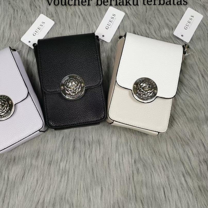 ♪ [TASIMPORT1688]TAS WANITA /TAS SELEMPANG/TAS HP IMPORT/GUESS BAG ELLIANA#774478 ➴